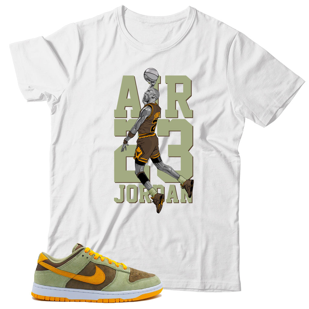 Dunk Low Dusty Olive shirt