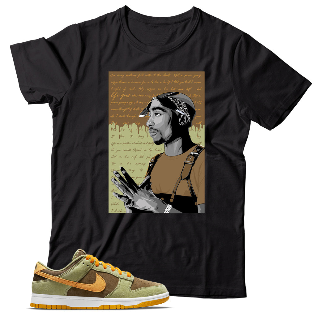 Dunk Low Dusty Olive shirt