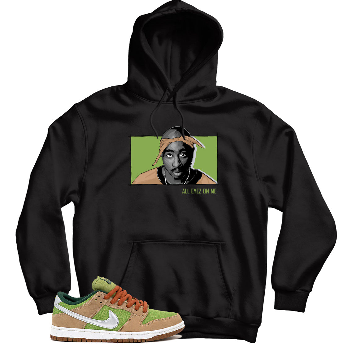 Hoodie Match Nike Dunk Low Escargot