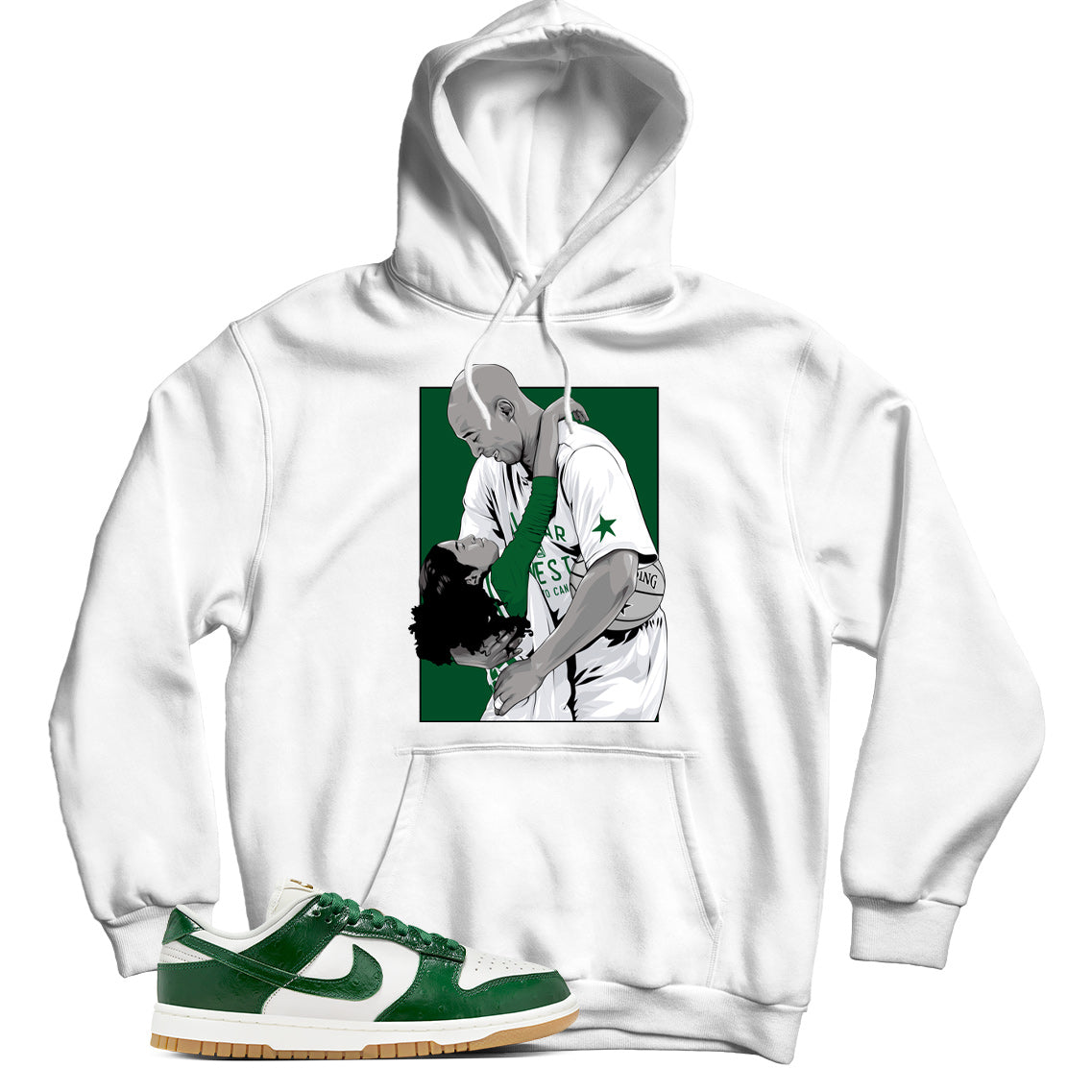 Dunk Low Green Ostrich hoodie