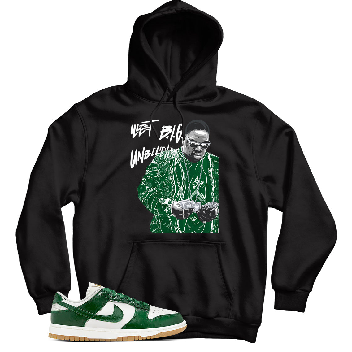 Dunk Low Gorge Green Ostrich hoodie