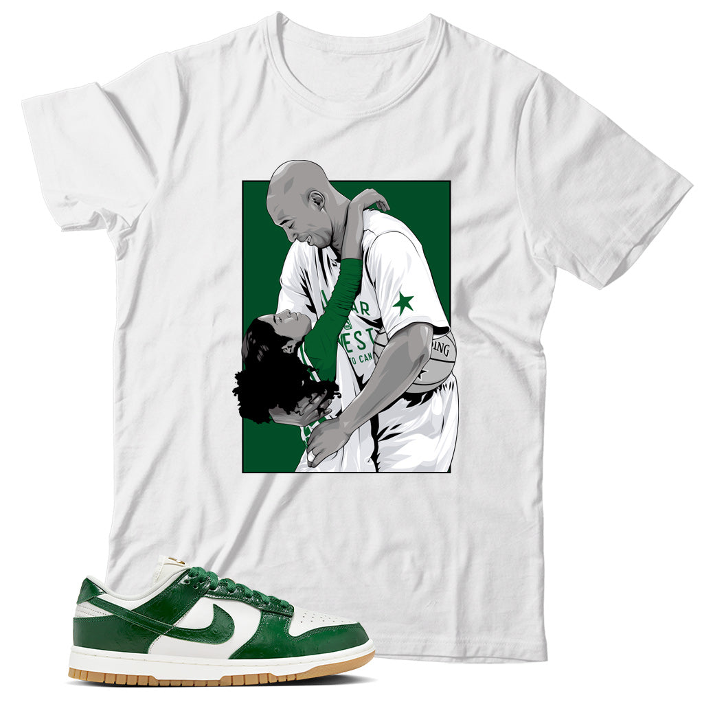 Dunk Low Green Ostrich shirt