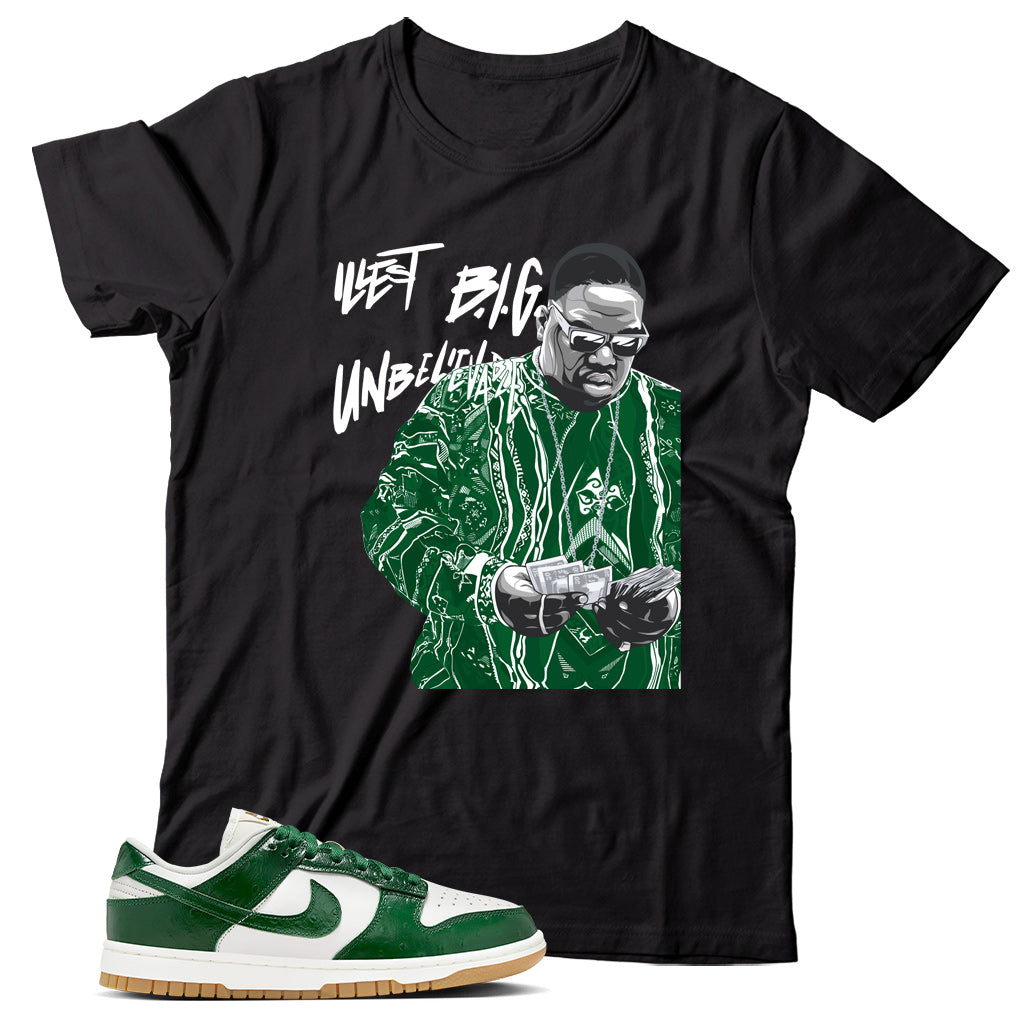 Dunk Low Gorge Green Ostrich shirt