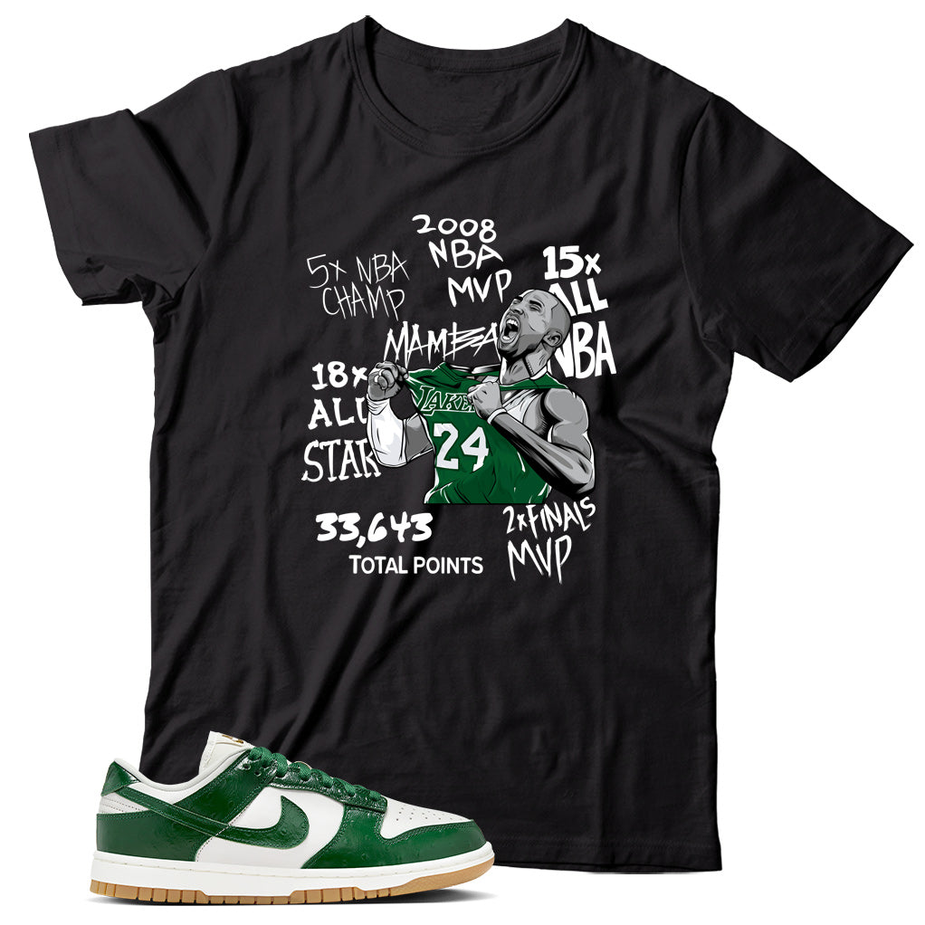 Dunk Low Green Ostrich shirt