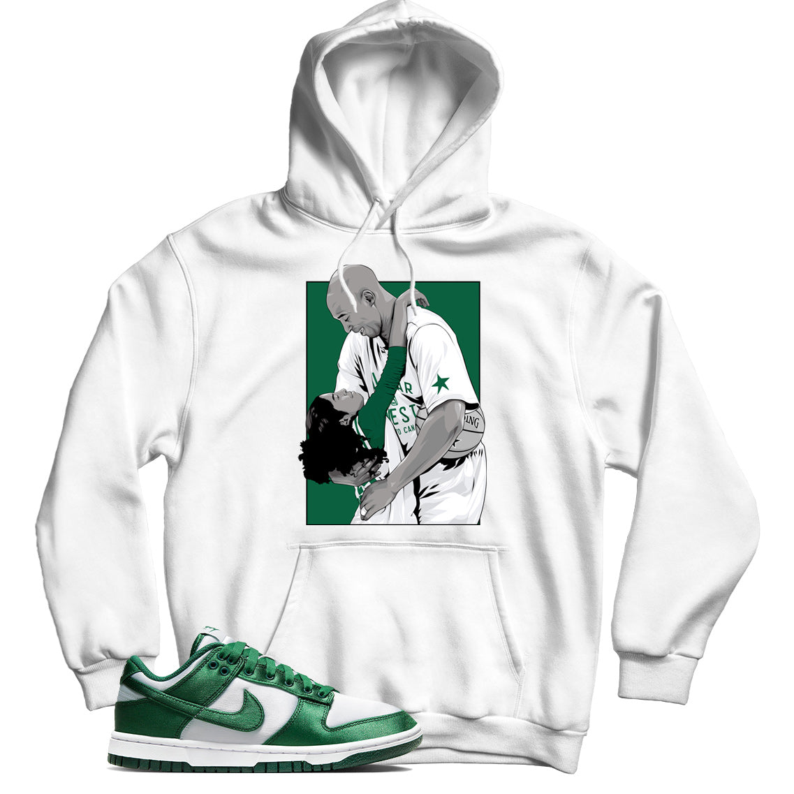 Dunk Low Michigan State Satin hoodie