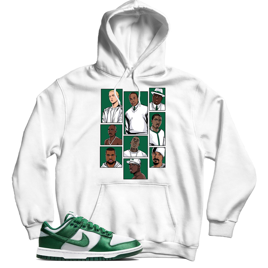 Dunk Low Michigan State Satin hoodie