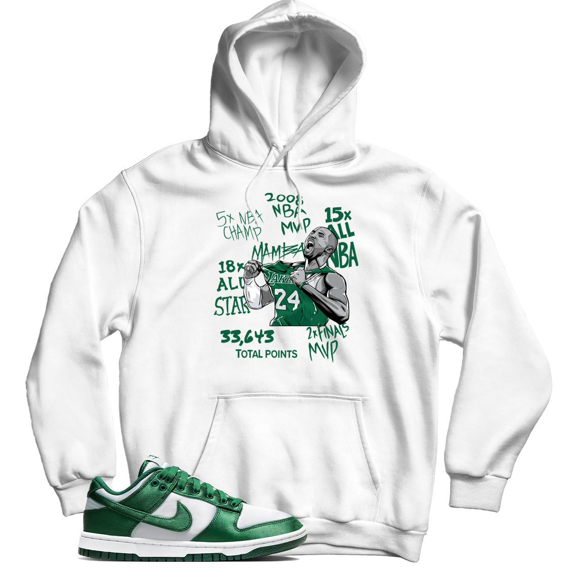 Dunk Low Michigan State Satin hoodie