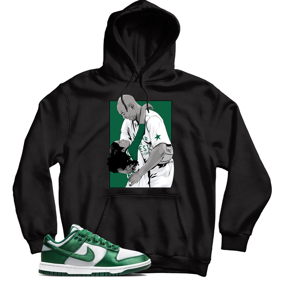 Dunk Low Michigan State Satin hoodie