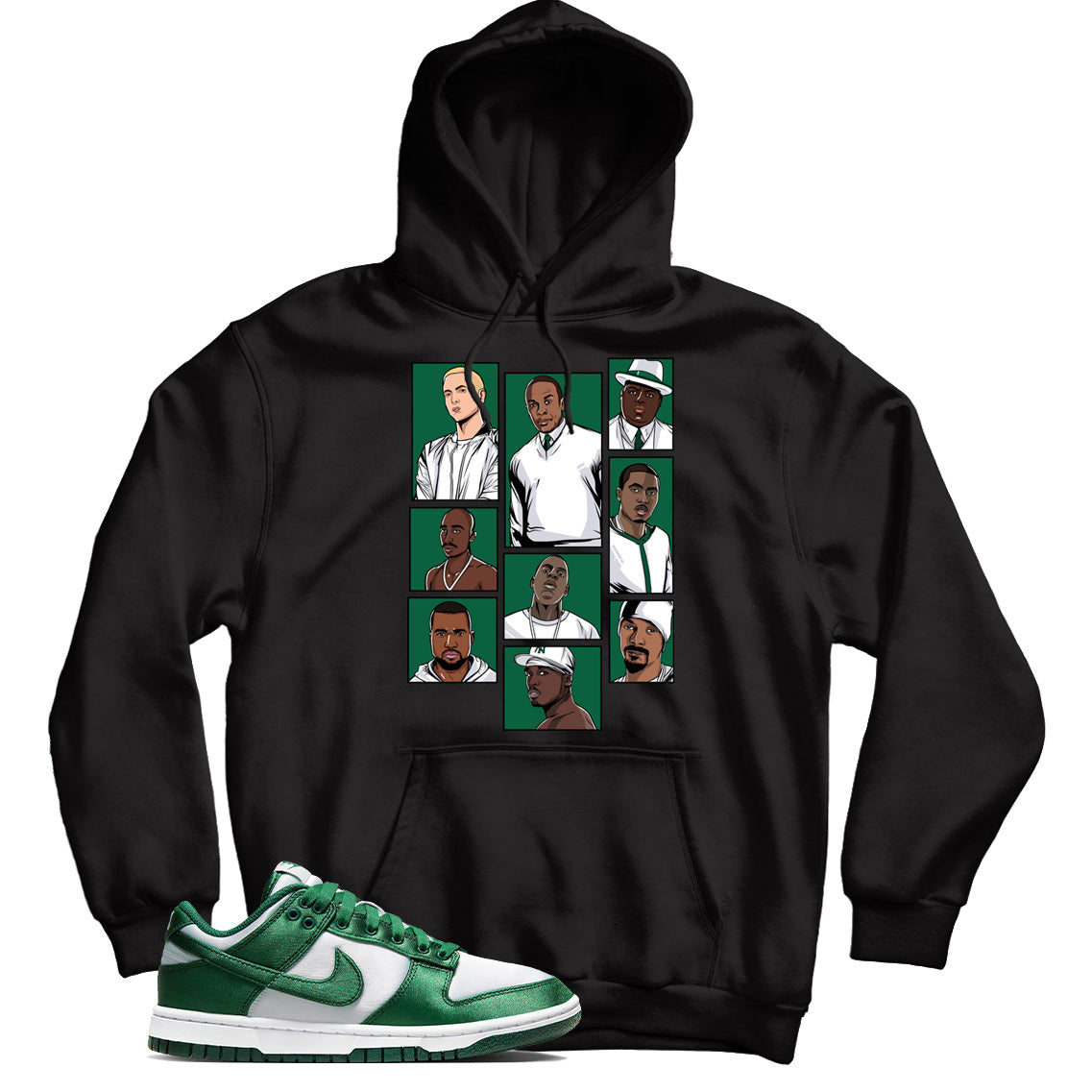 Dunk Low Michigan State Satin hoodie