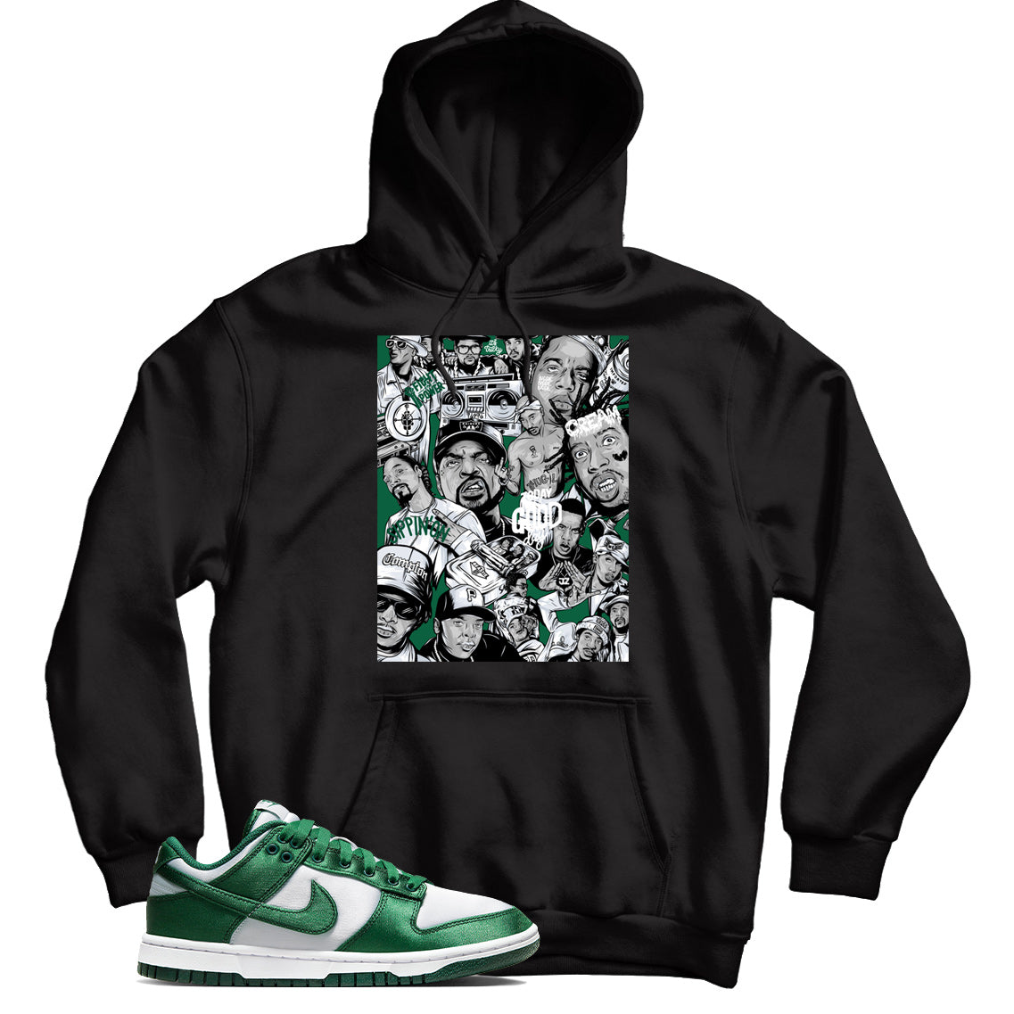 Dunk Low Michigan State Satin hoodie