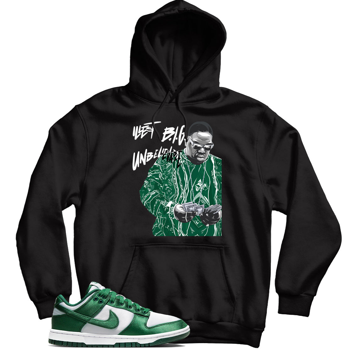 Dunk Low Green Satin hoodie