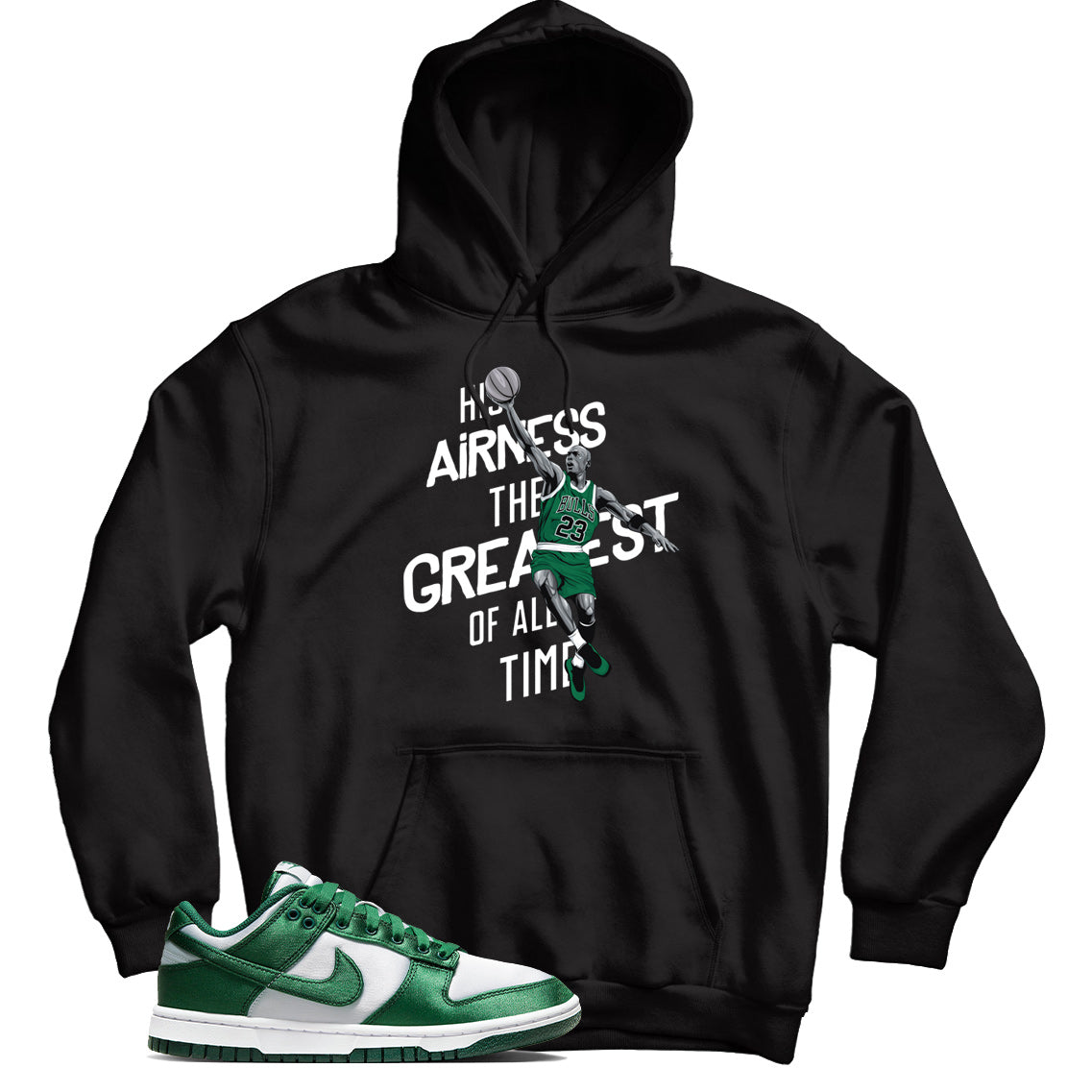 Dunk Low Green Satin hoodie