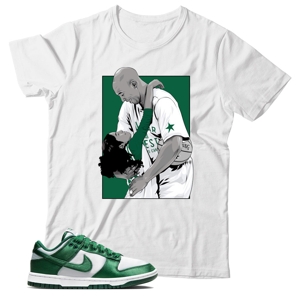 Dunk Low Michigan State Satin shirt