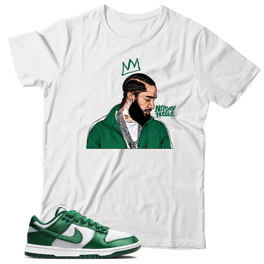 Dunk Low Michigan State Satin shirt