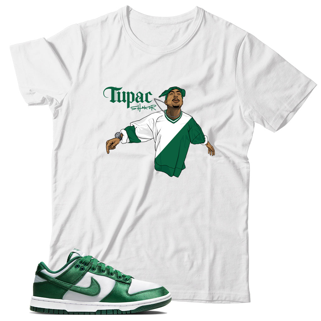 Dunk Low Green Satin shirt