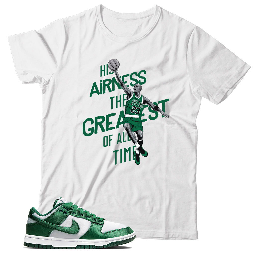 Dunk Low Green Satin shirt