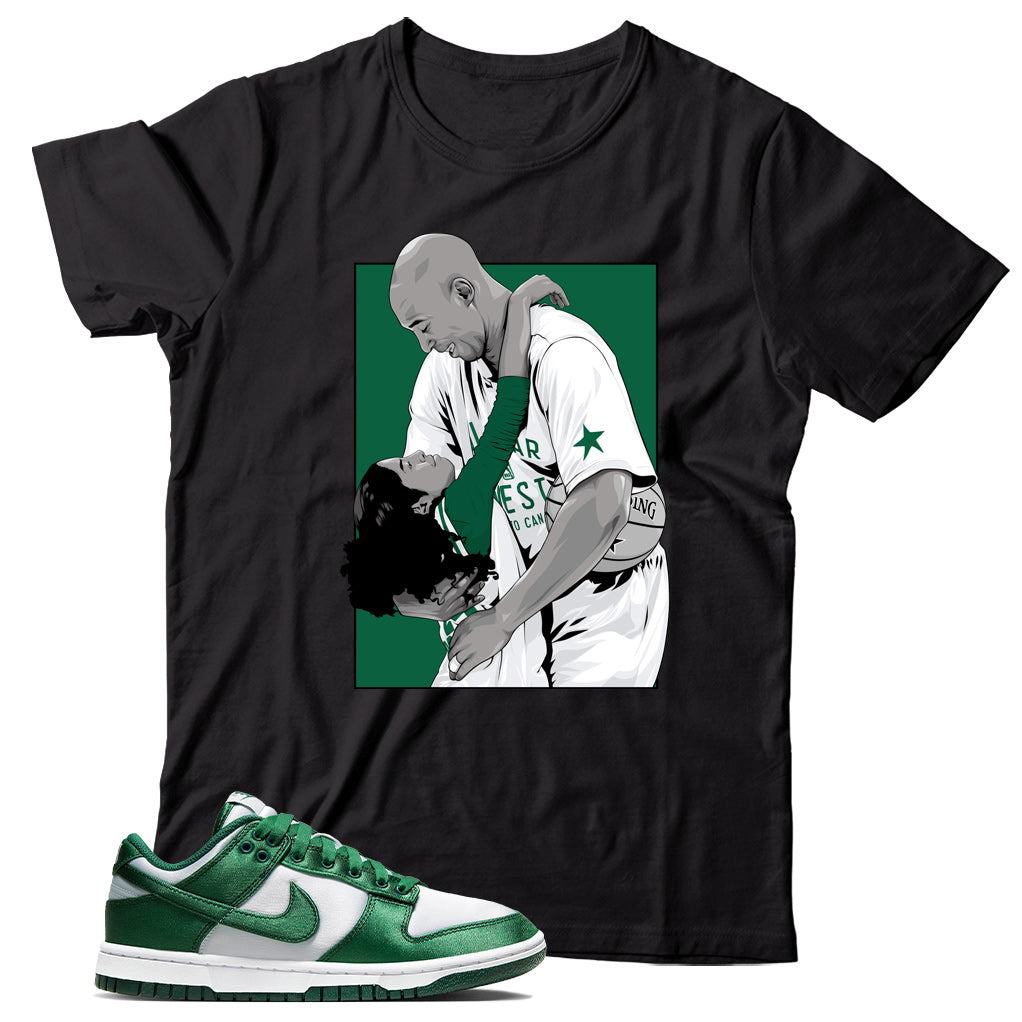 Dunk Low Green Satin shirt