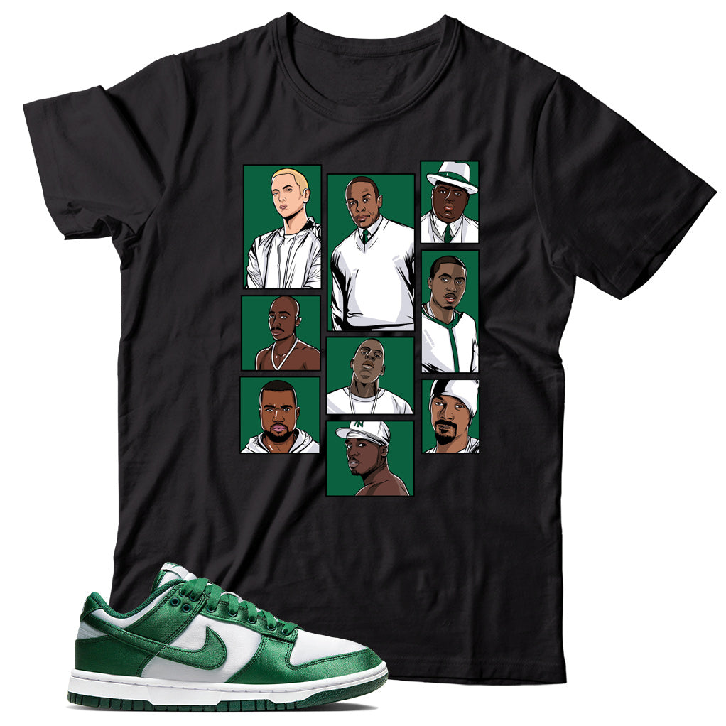 Dunk Low Green Satin shirt