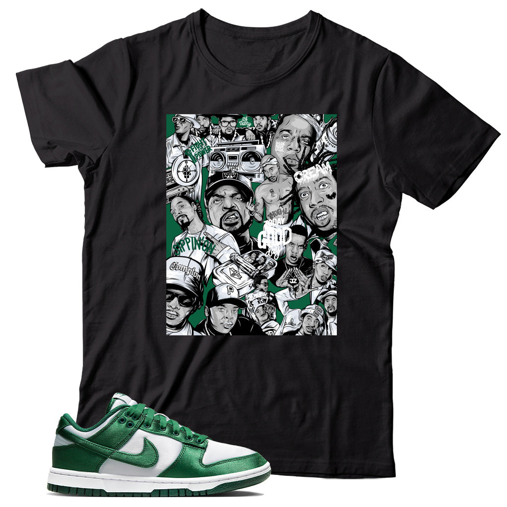 Dunk Low Green Satin shirt