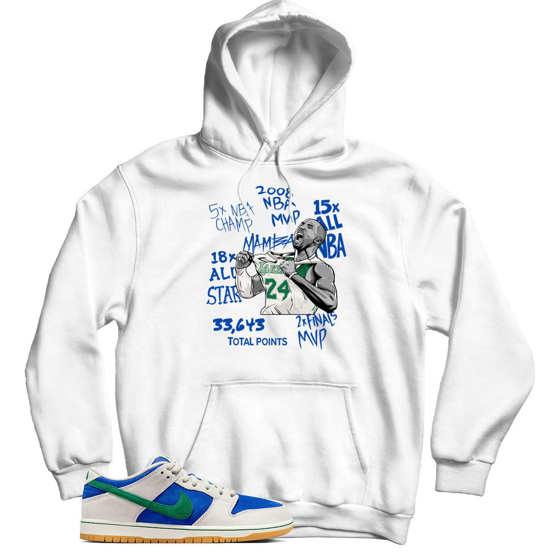 Dunk Low Royal Malachite hoodie