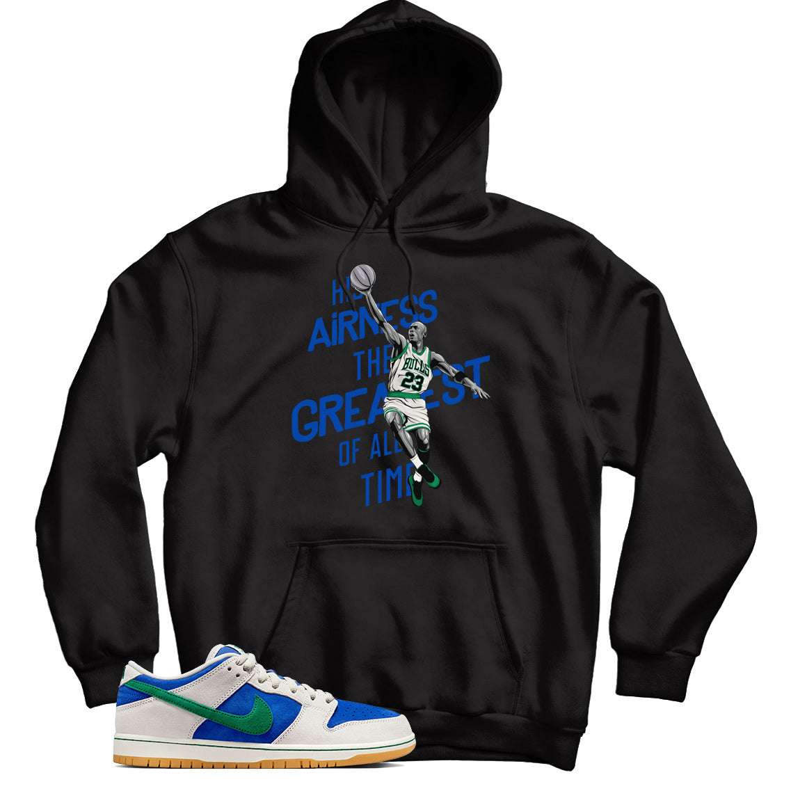 Dunk Low Hyper Royal Malachite hoodie