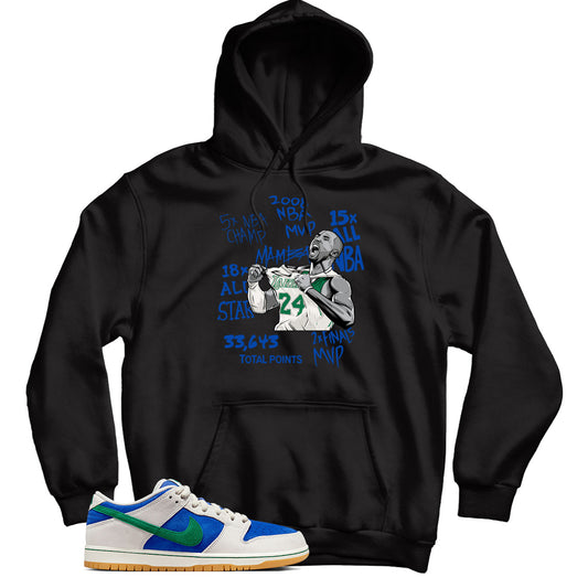 Dunk Low Hyper Royal Malachite hoodie