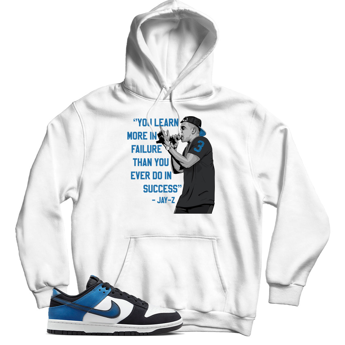 Dunk Low Industrial Blue hoodie