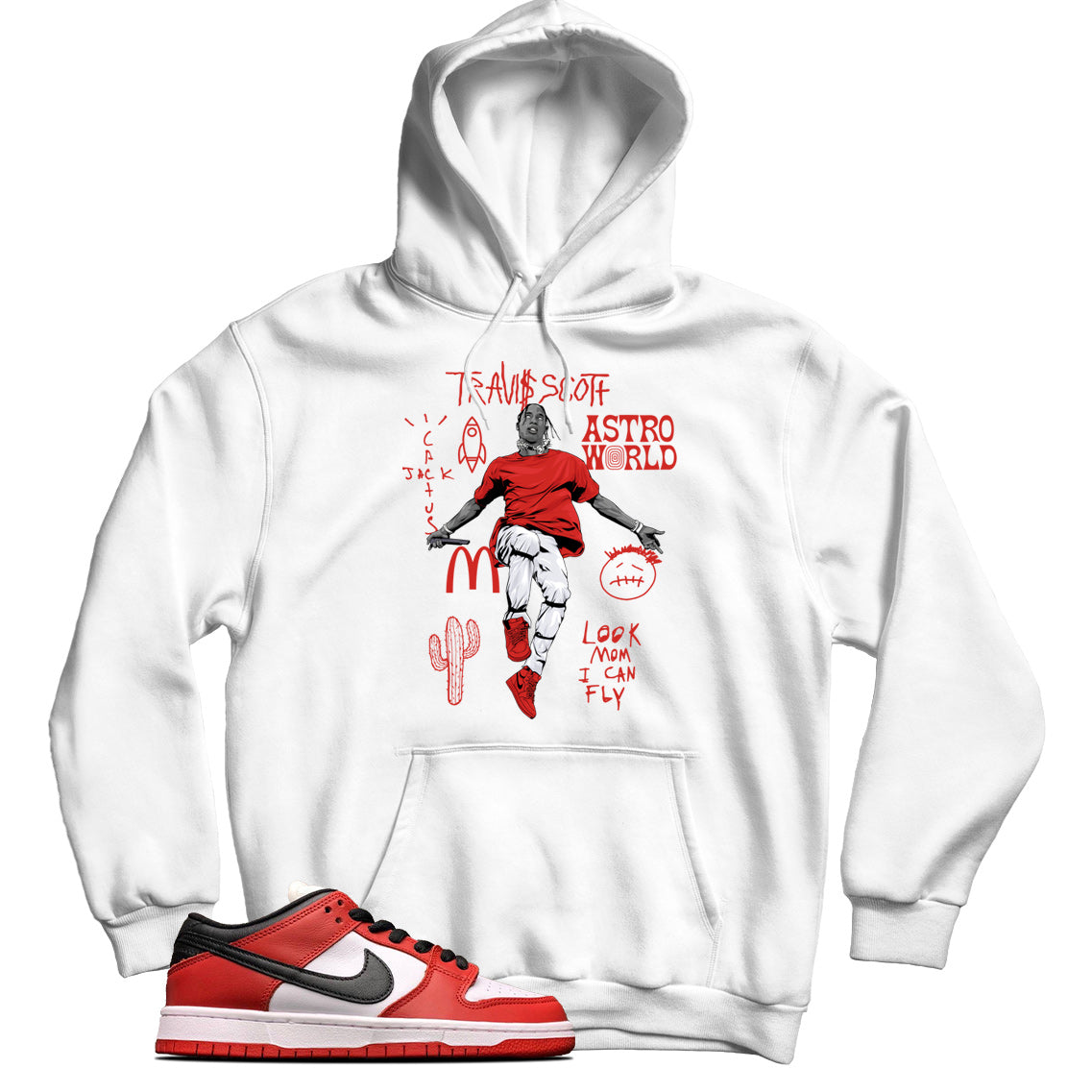 Dunk Low J-Pack Chicago hoodie