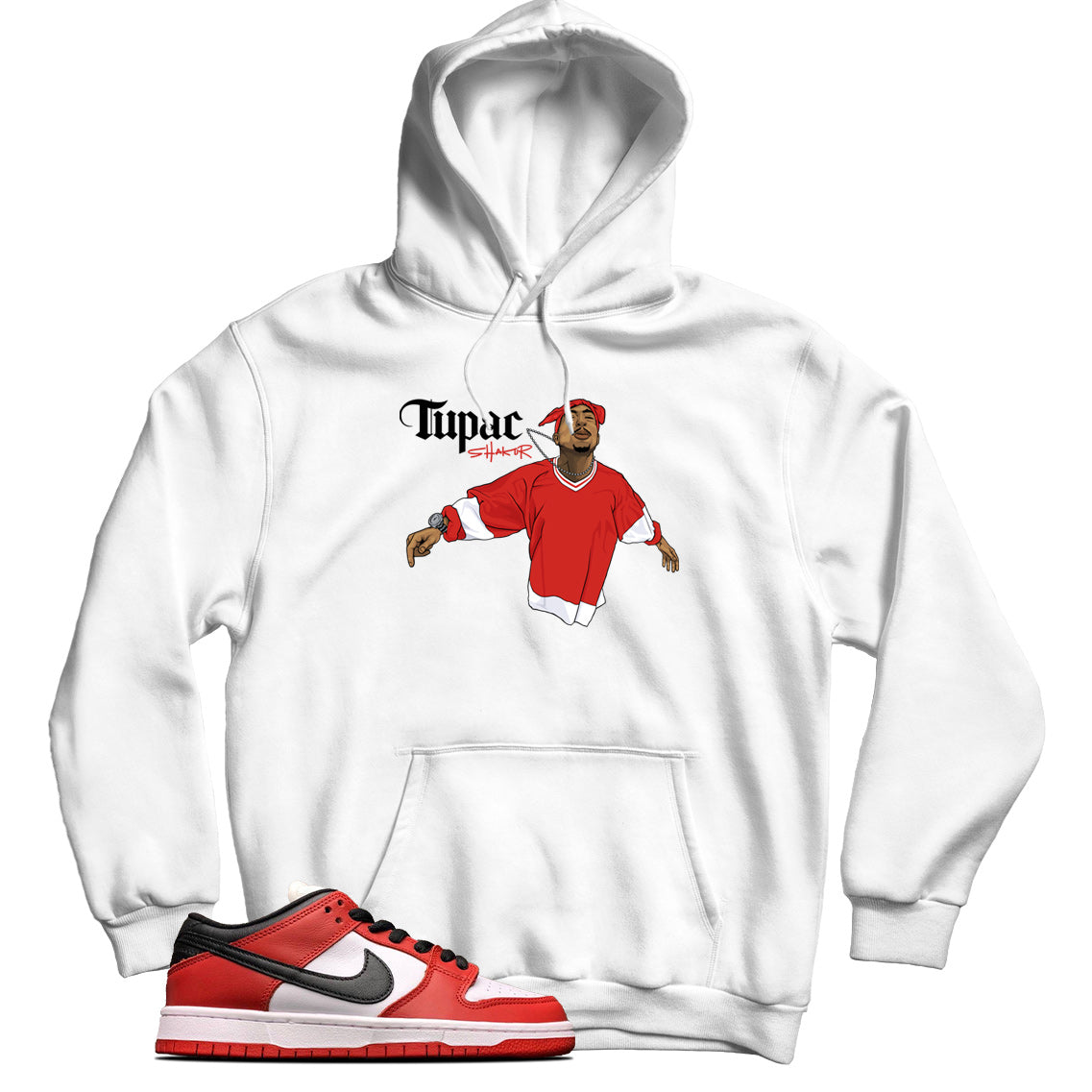 Dunk Low J-Pack Chicago hoodie