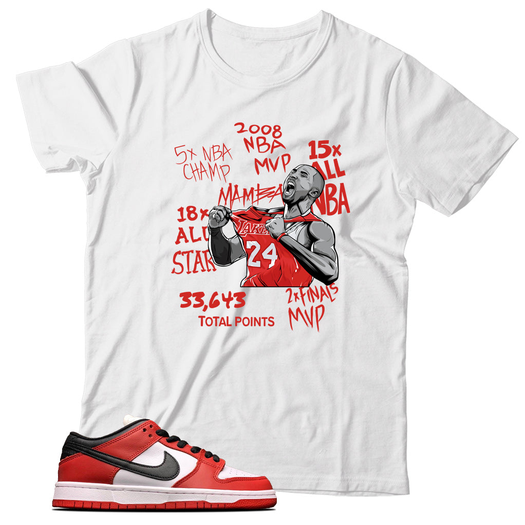 Dunk Low J-Pack Chicago shirt