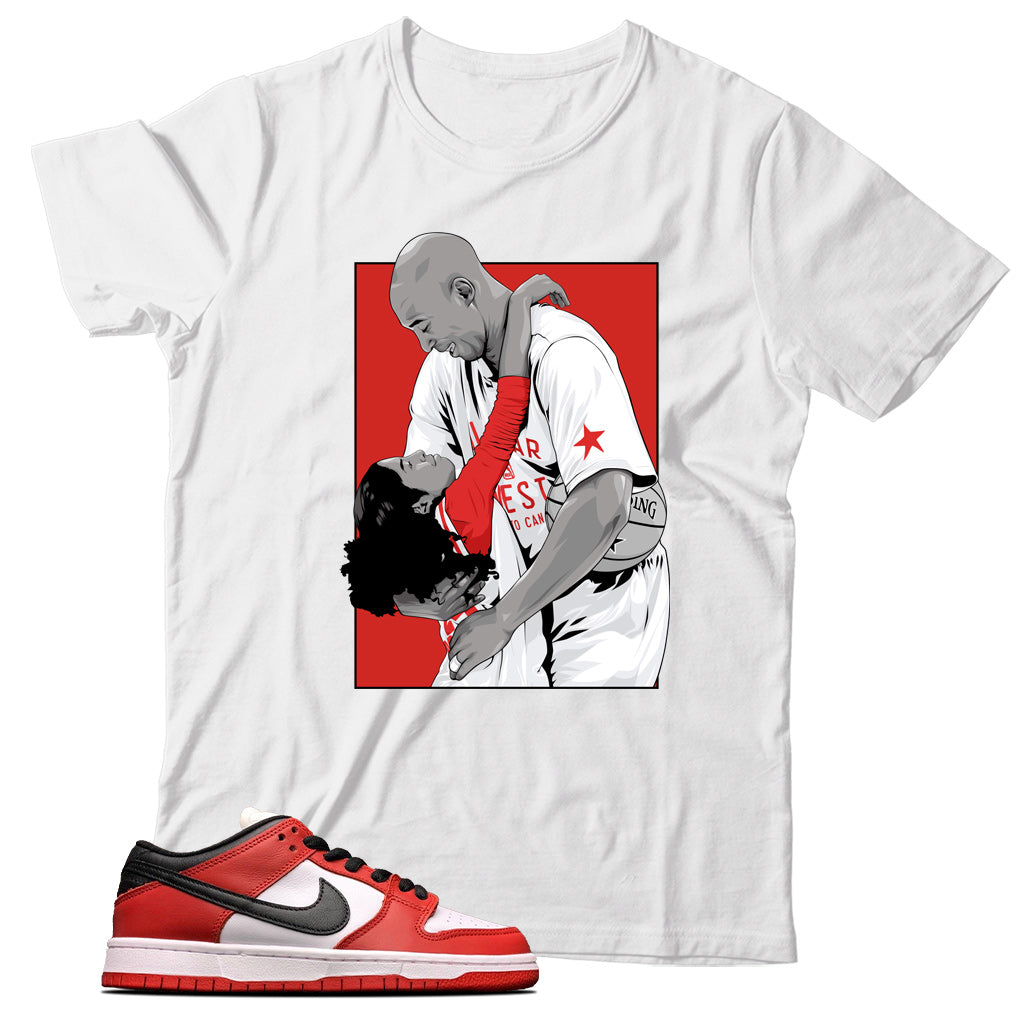 Dunk Low J-Pack Chicago shirt