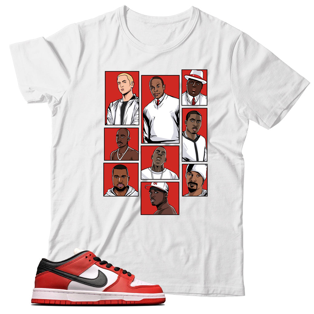 Dunk Low J-Pack Chicago shirt