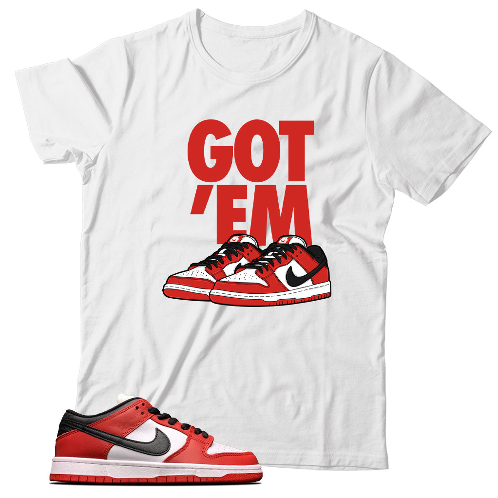 Dunk Low J-Pack Chicago shirt