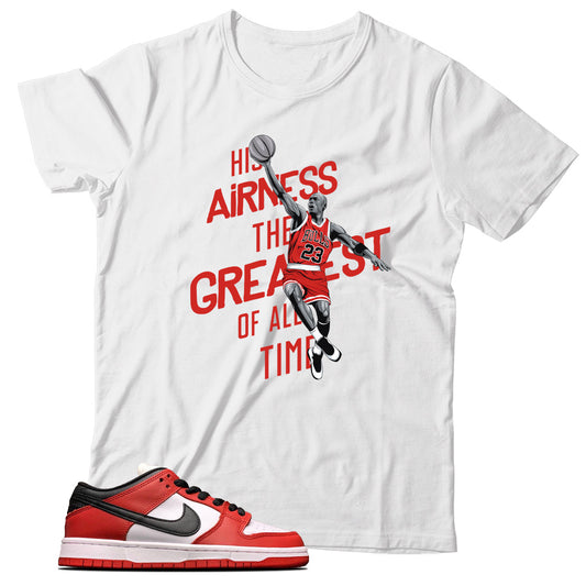 Dunk Low J-Pack Chicago shirt