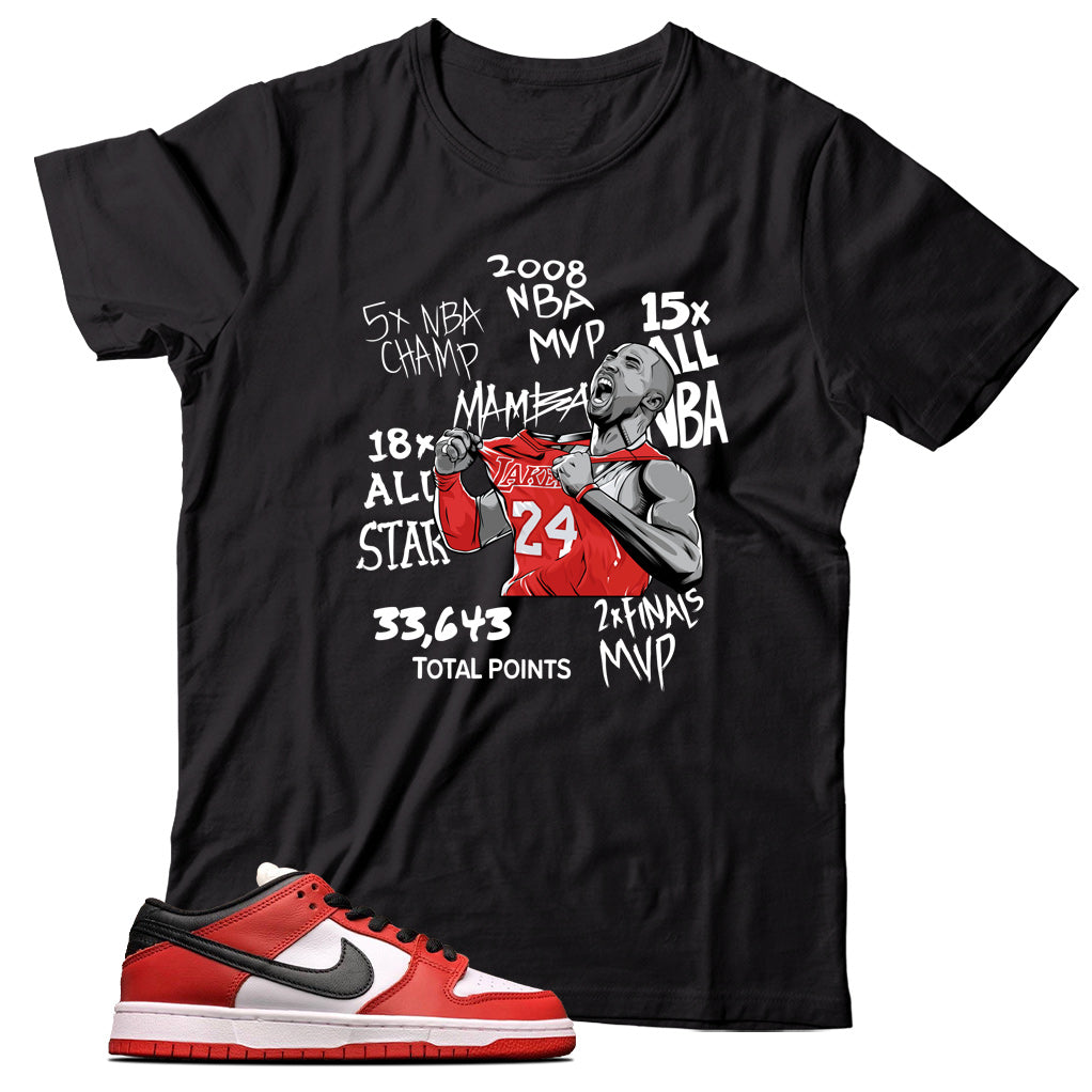 Dunk Low J-Pack Chicago shirt