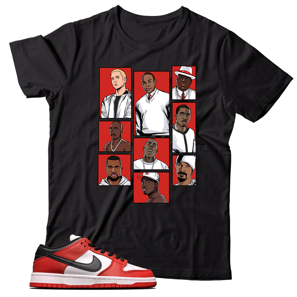 Dunk Low J-Pack Chicago shirt