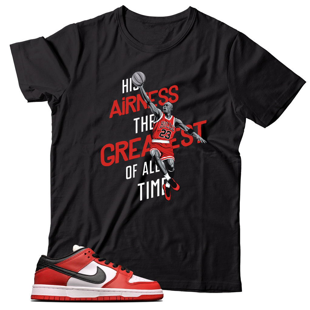 Dunk Low J-Pack Chicago shirt