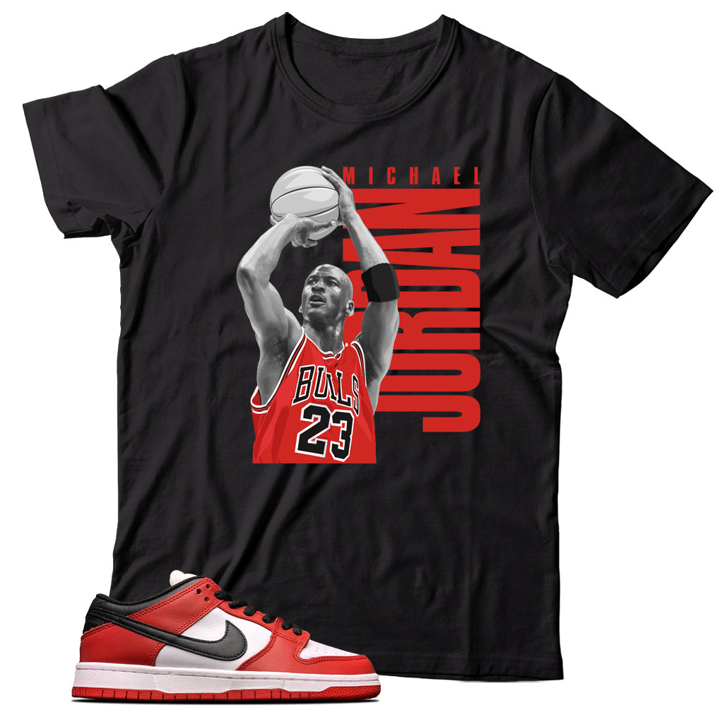 Dunk Low J-Pack Chicago shirt