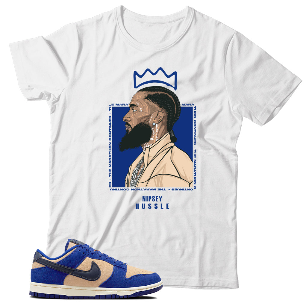 Dunk Low Blue Suede shirt