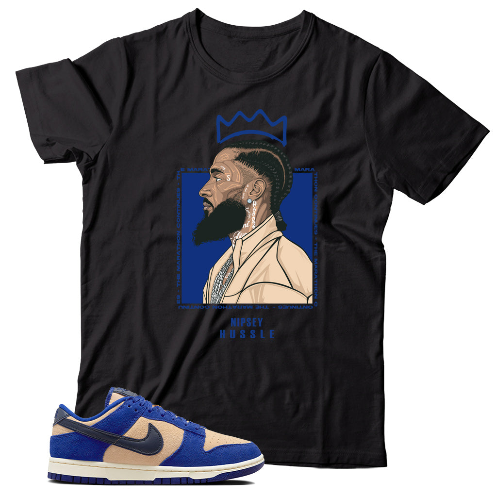 Dunk Low Blue Suede shirt