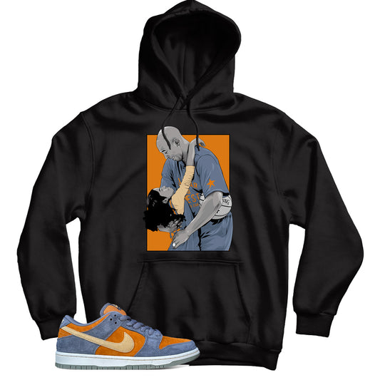 Dunk Low Light Carbon Monarch hoodie