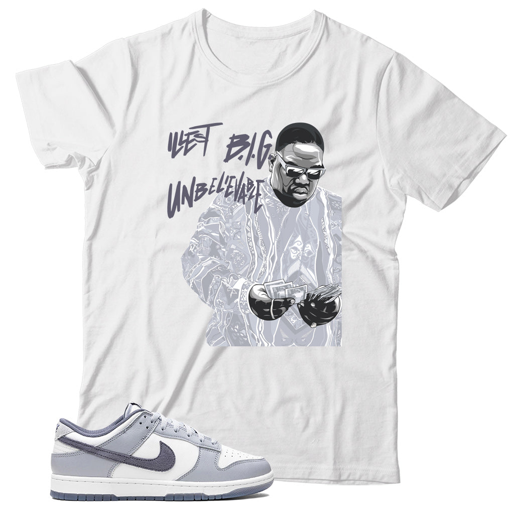 Light Carbon dunks shirt