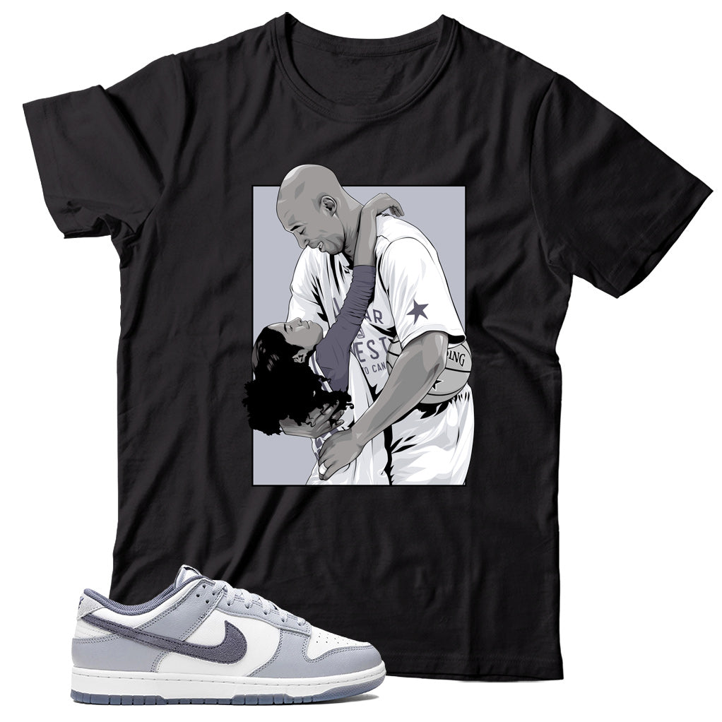 Light Carbon dunks shirt