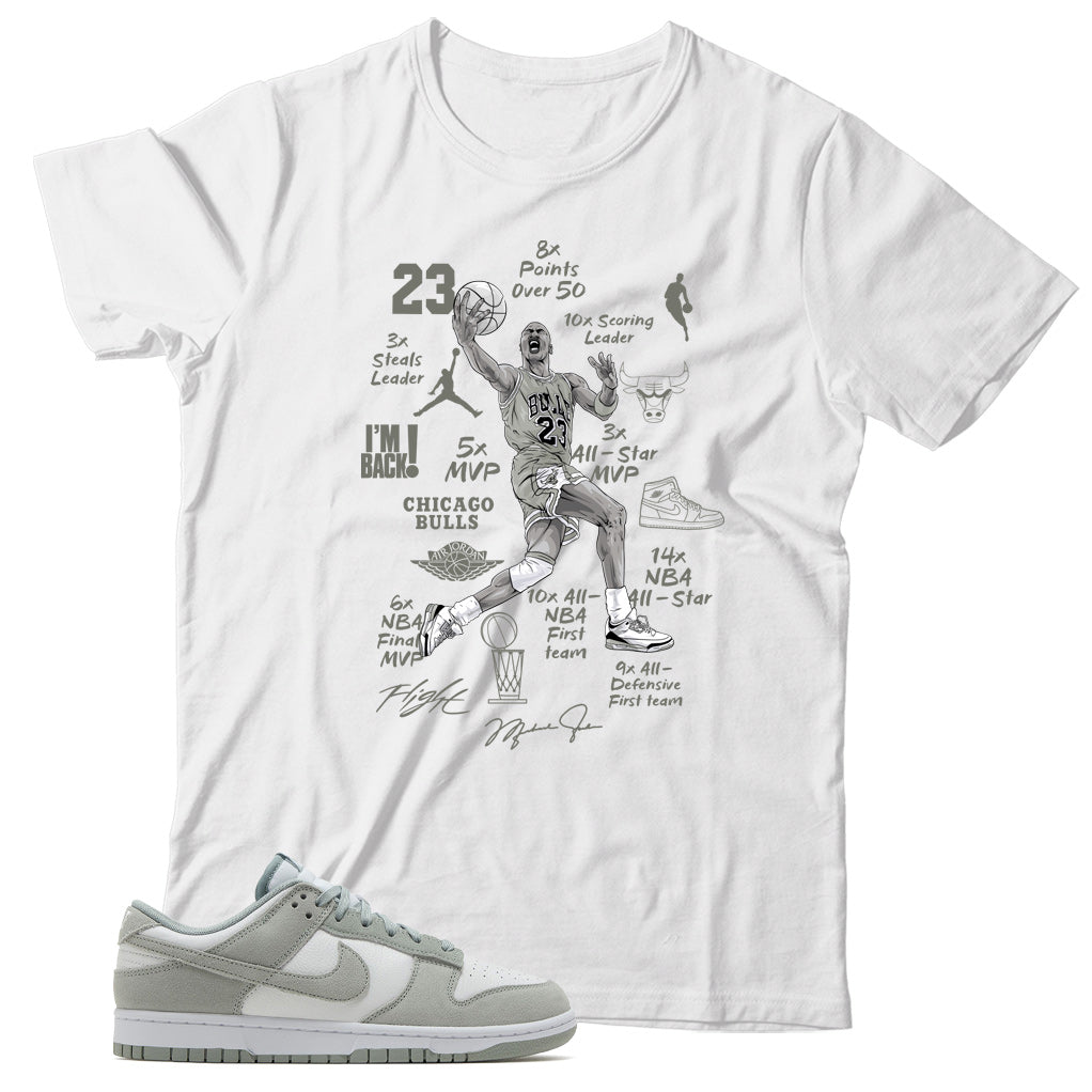 Dunk Low Light Pumice shirt