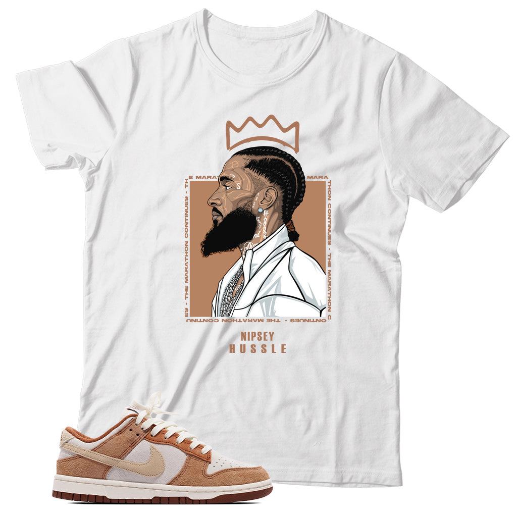 Dunk Low Medium Curry shirt