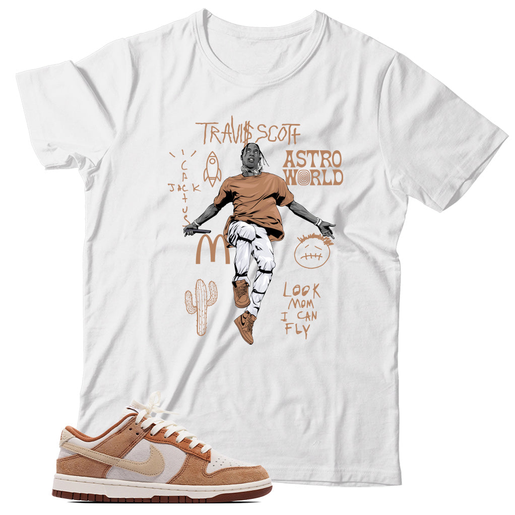 Dunk Low Medium Curry shirt