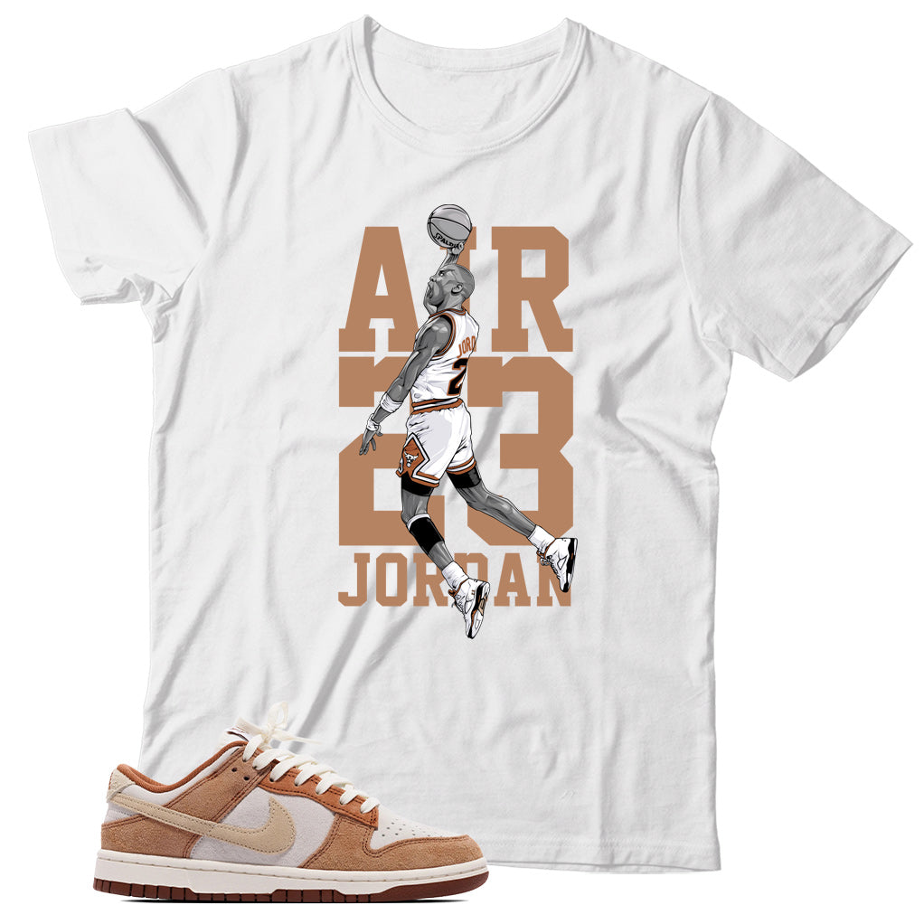 Dunk Low Medium Curry shirt