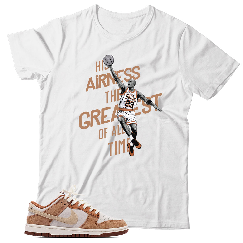 Dunk Low Medium Curry shirt