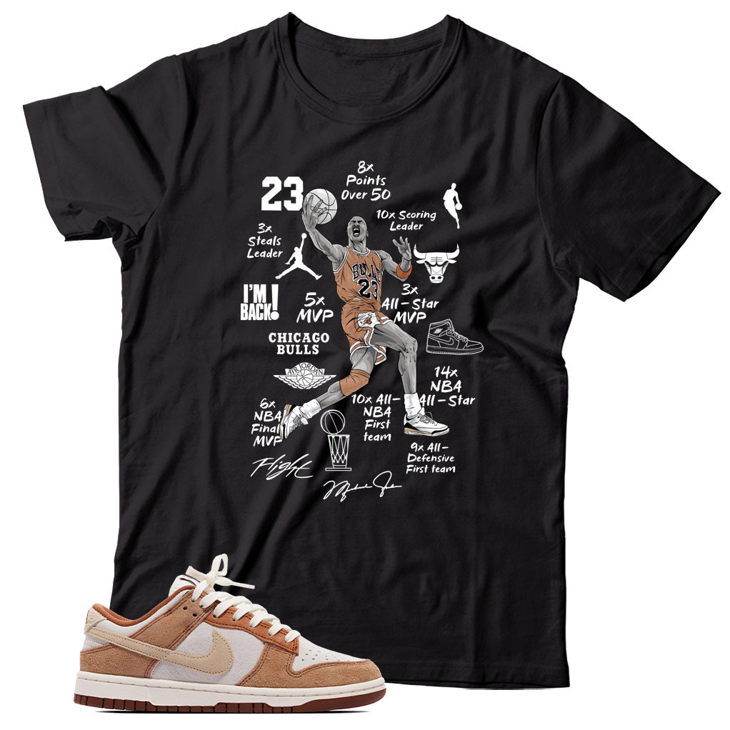 Dunk Low Medium Curry shirt