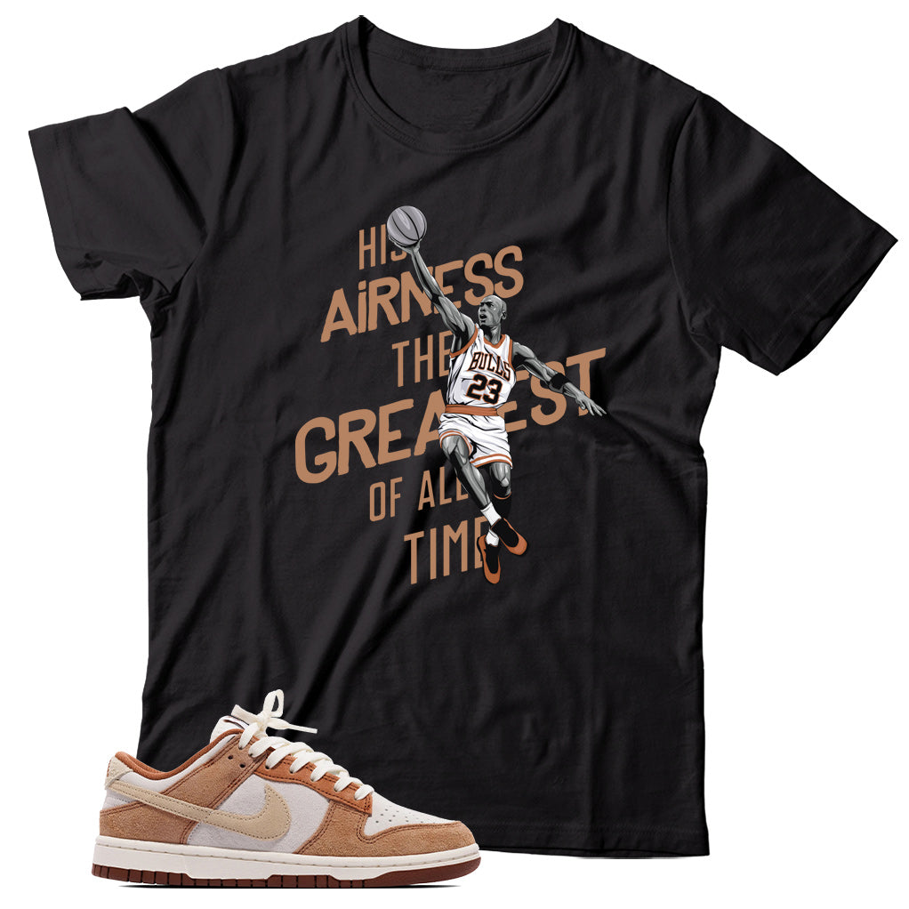 Dunk Low Medium Curry shirt